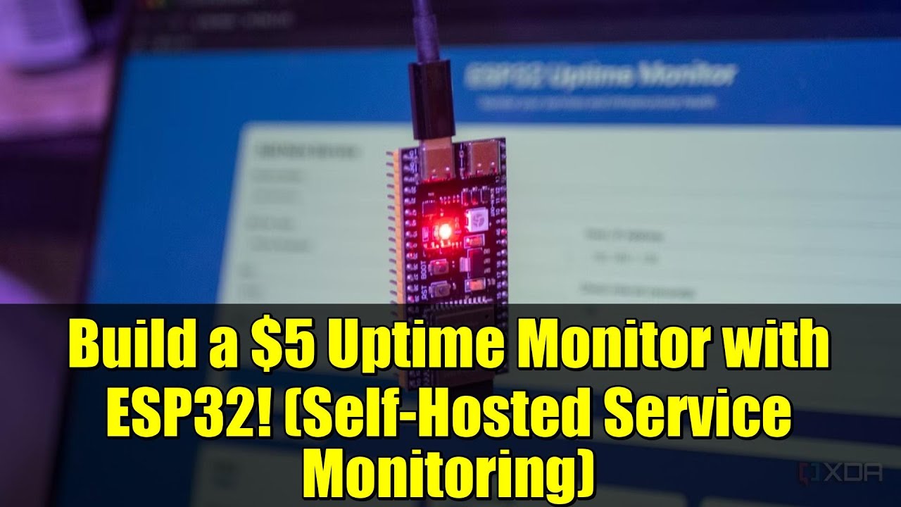 Build a $5 Uptime Monitor with ESP32! (Self-Hosted Service Monitoring)