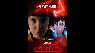 Compare Stranger Things characters’ voices to the animated ver. #strangerthings