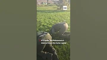 Al Jolani Arrives In Damascus 
