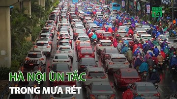 Hà Nội: Ùn tắc trong mưa rét | VTC14