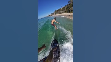 POV Skimboarding perfect Glassy Waves #skimboarding #crystal #clear #surfing #watersport