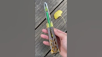 Apex Octane Heirloom Balisong Metal Replica #balisong #apex #octane