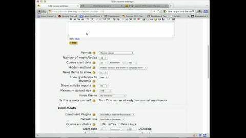 Utilizing the Settings Menu