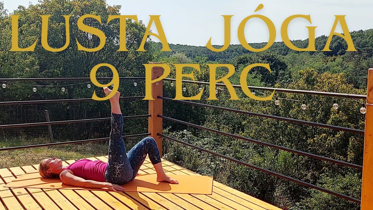 Lusta jóga - jóga fekvő helyzetben - 9 perc