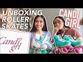 Unboxing Candi Girl Roller Skates | we both have skates now!