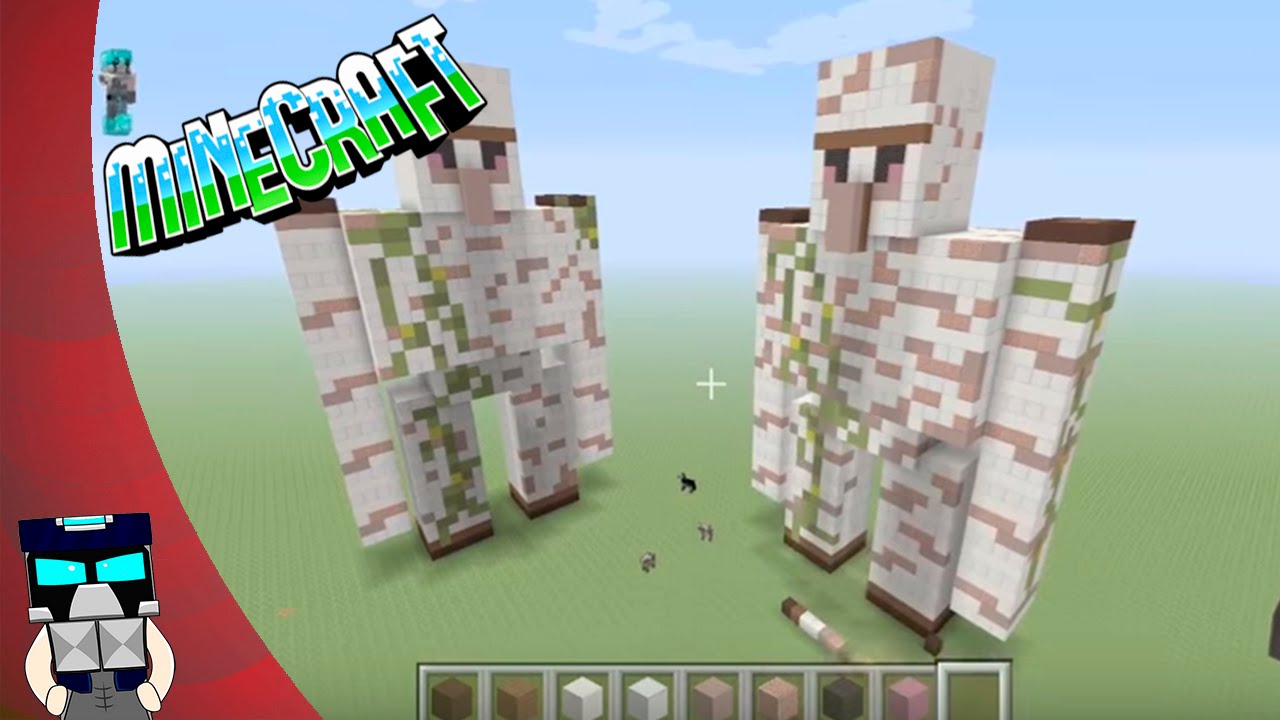 Como hacer un golem en minecraft