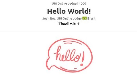 URI-Probelm-1000 | Hello world | C programming  | URI online judge | (Bengali)