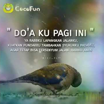 Doa pagi hari / Cocofun islami