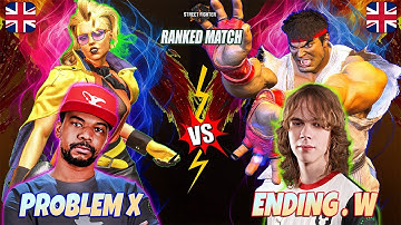 SF6 | PROBLEM X (C.Viper) vs ENDING WALKER (Ryu) 👉 High-Level Street Fighter 6 Gameplay