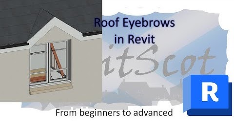 Revit Roof Eyebrow Tutorial