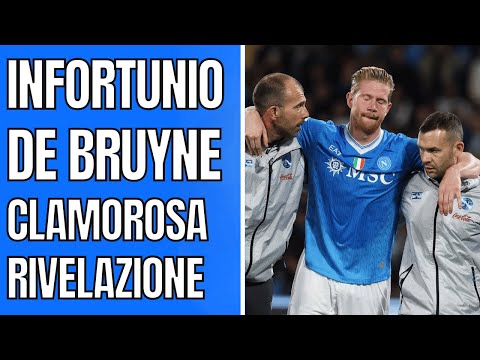 Video INFORTUNIO DE BRUYNE ? | CLAMOROSA RIVELAZIONE IN DIRETTA ? | Sentite cosa dice l'ex NAPOLI ?