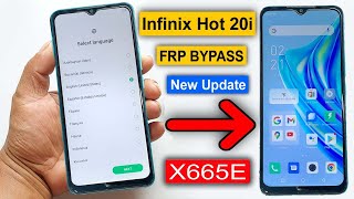 Infinix Hot 20i Frp Bypass Android 12 | Infinix X665e Frp Unlock/Google Account Bypass Android 12 |