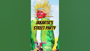Jakarta’s Street Party: Betawi Ondel-Ondel #shorts #ondelondel #trending