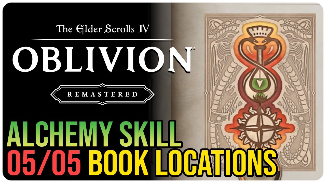 All Alchemy Skill Books Oblivion Remastered