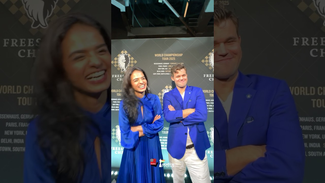 Magnus Carlsen’s Cute Celebration 🥹❤️ 