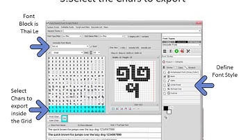 Generate International Font for GLCD