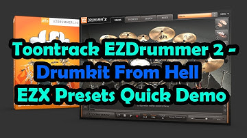 Toontrack Drumkit From Hell EZX Drum Presets Quick Demo