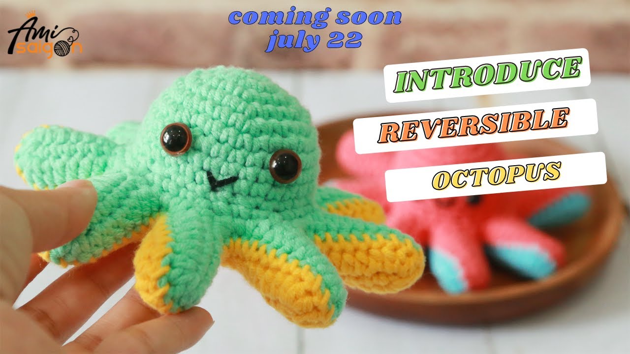 #148 | Amigurumi Reversible Octopus (1/2) | Free Crochet Pattern | Easy, Fast Tutorial |@AmiSaigon