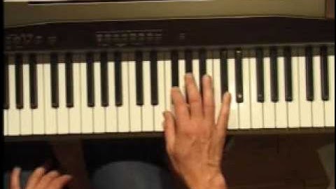 Piano Lesson - How to Play the C#/Db major scale (right hand)