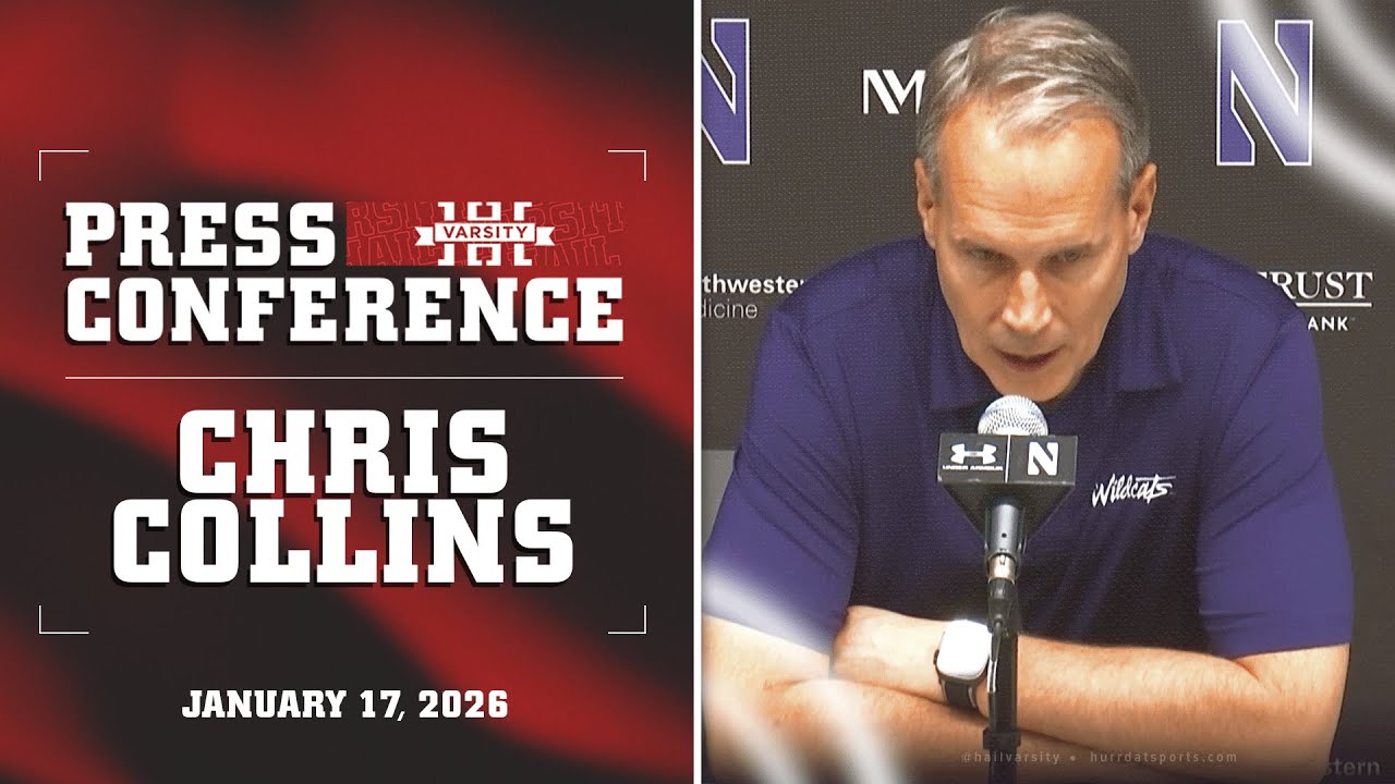 Главный тренер «Нортвестерна» Крис Коллинз обсуждает поражение от «Небраски» | Пресс-конференция ...