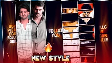 Trending New Style Video Editing in Alight Motion Attitude status editing Trending video editing