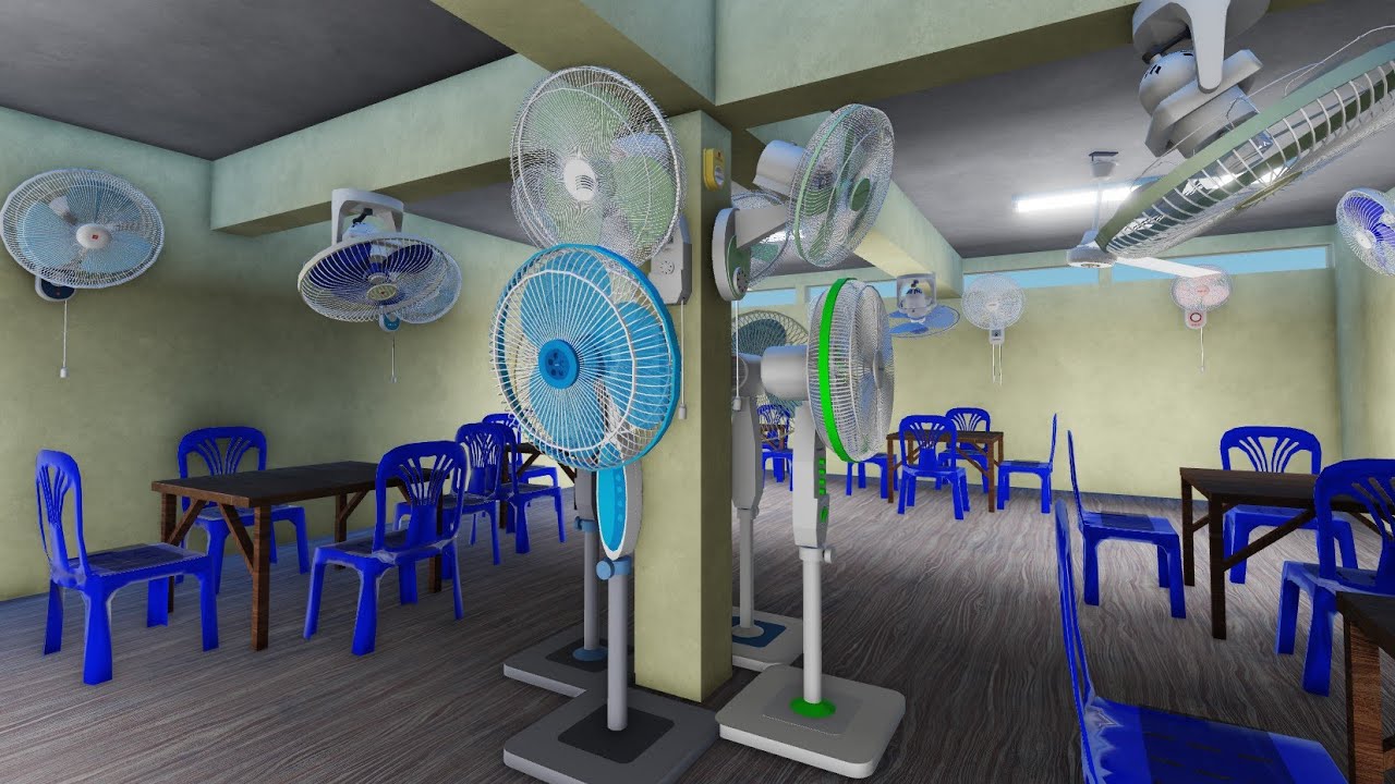 Wall Mounted Fan For Homes New Design, Funny DIY Fans Creation (New Invention Fans In Food court)