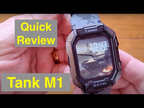 KOSPET TANK M1 2022 Health/Fitness Rugged Swimming Smartwatch now 5ATM Waterproof: Quick Overview
