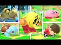 Super Smash Bros. Ultimate - Who Can Crawl? (All Crawling Animations & Crouch Idle Animations)