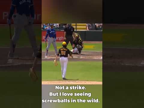 SCREWBALL Alert! Brent Honeywell's Screwball leaves everyone STUNNED. #mlb