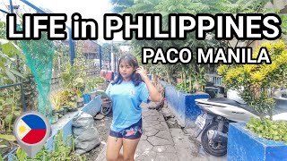 THE HIDDEN LIFE in PACO MANILA | WALK at REAL LIFE SCENES in PACO RESIDENCE Philippines [4K] 🇵🇭