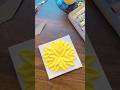 DIY Textured Sunflower Art | Easy Palette Knife Tutorial 🌻#texturedart  #diy  #paletteknifepainting