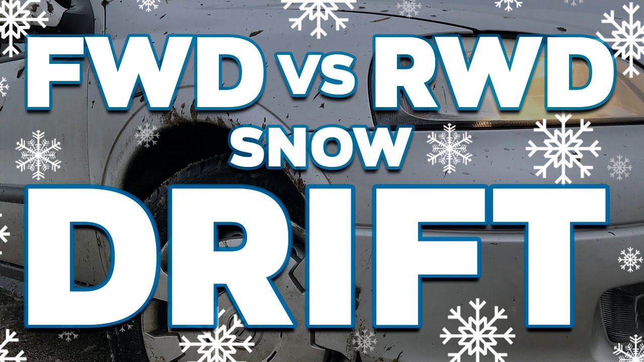 FWD vs RWD SNOW DRIFT - YouTube