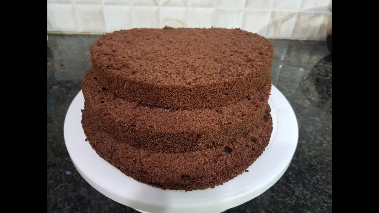 CHOCOLATE SPONGE CAKE RECIPE (Without Oven) CHEF AMNA