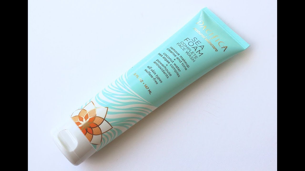 pacifica beauty sea foam complete face wash