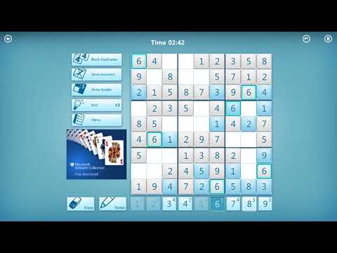 microsoft sudoku 1 youtube