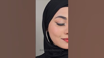 Easy Winged Eyeliner Makeup Tutorial for Beginners #makeuptutorial #shorts #youtubeshorts