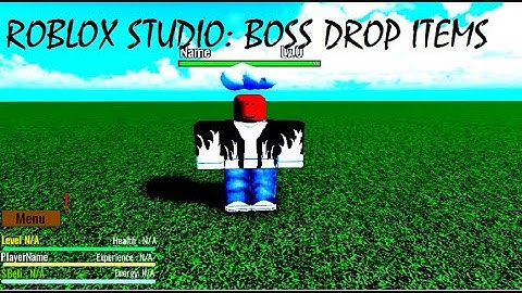 ROBLOX STUDIO: How To Make Boss Drop Random Items