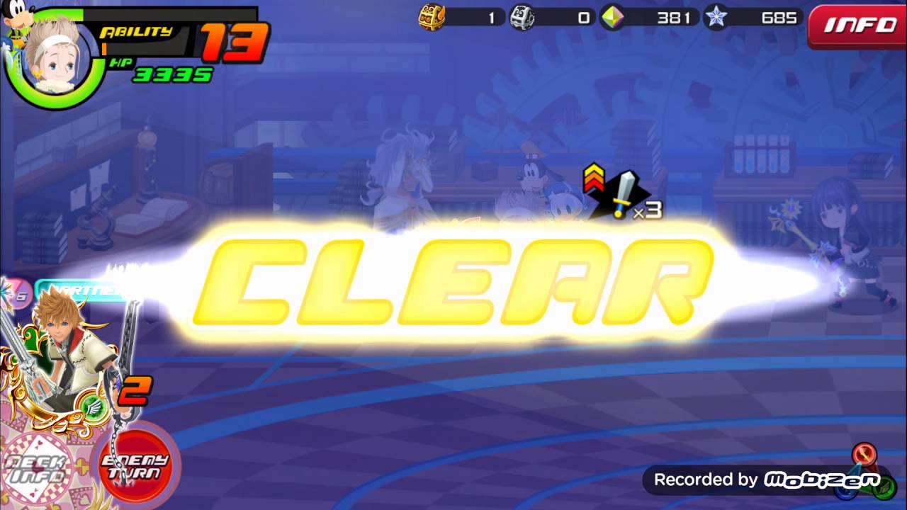 Kingdom Hearts Unchained X - Misión 555 ( KHUX - Japan Ver. - Quest 555 )