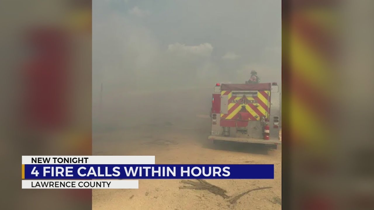 Lawrence County fire crews respond to four backtoback calls within hours of each other YouTube