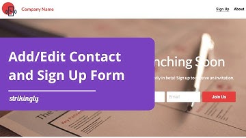 Contact and Signup Forms