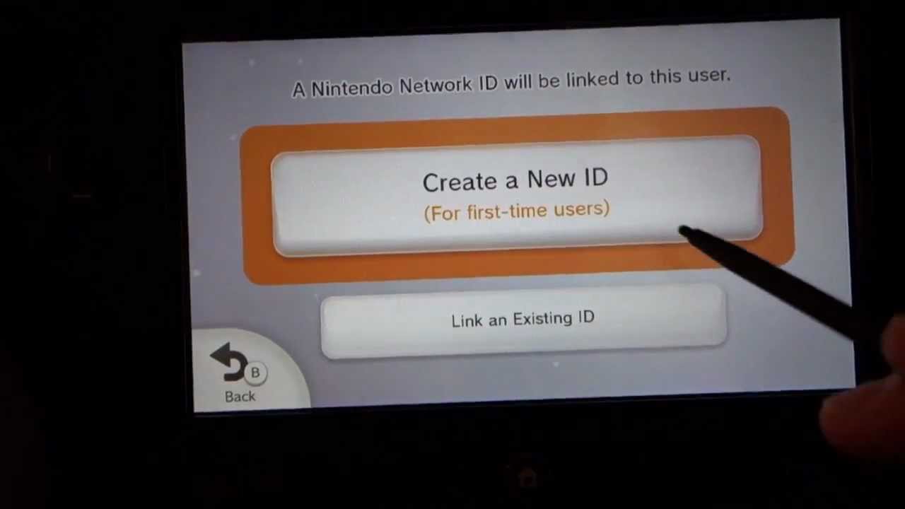 Nintendo Wii U - to a Network ID YouTube