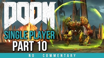 Doom Walkthrough - BOSS BATTLES - Part 10 (no commentary) Doom 4 2016 Gameplay