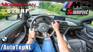 620HP BMW M4 AKRAPOVIC Exhaust STRAIGHT DECAT Sound | POV Test Drive by AutoTopNL