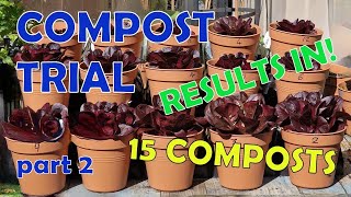 15 Compost Trial Results  WHICH WON? Peat or PeatFree?