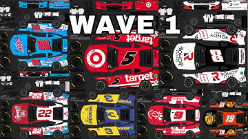 NASCAR Custom Diecast Templates Wave 1