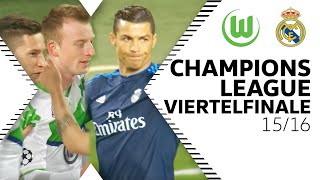 Wölfe besiegen Ronaldo, Bale & Co. | VfL Wolfsburg - Real Madrid 2:0 | CL-Viertelfinale 15/16