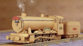 How to Make Steam Locomotive with Cardboard【Harry Potter】
