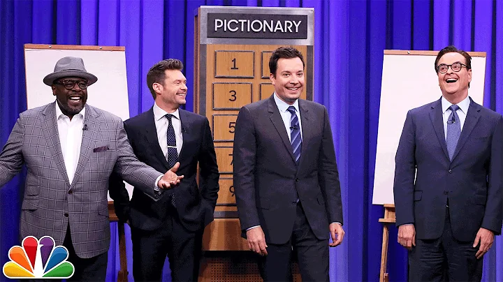 Pictionary with Ryan Seacrest and Cedric the Enter...