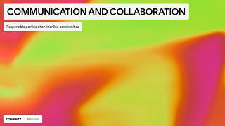 Communication and collaboration 3 03 Responsible participation in online communities