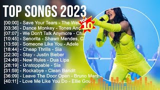 Top Songs 2023 🍂❤️ ZAYN, Tones And I, Bruno Mars, Ed Sheeran, Clean Bandit, Maroon 5, Shawn Mendes